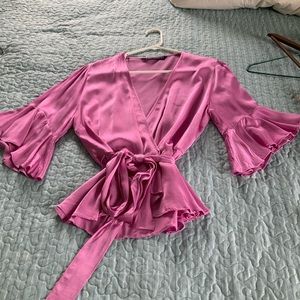 Beautiful silky blouse by Zara